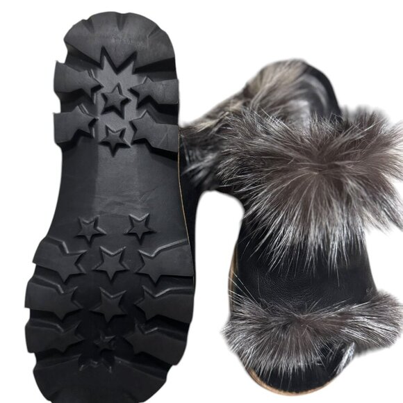 Montelliana 1965 Fur Slides – EU 37/US 6.5 – Free Shipping - Picture 3 of 7